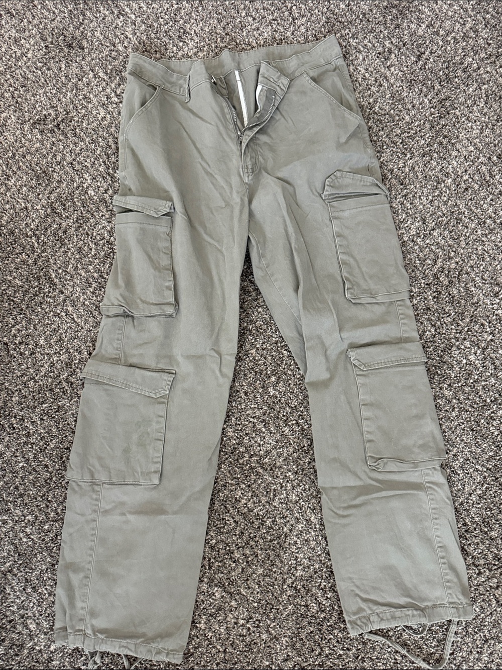 Olive Green Cargo Pants